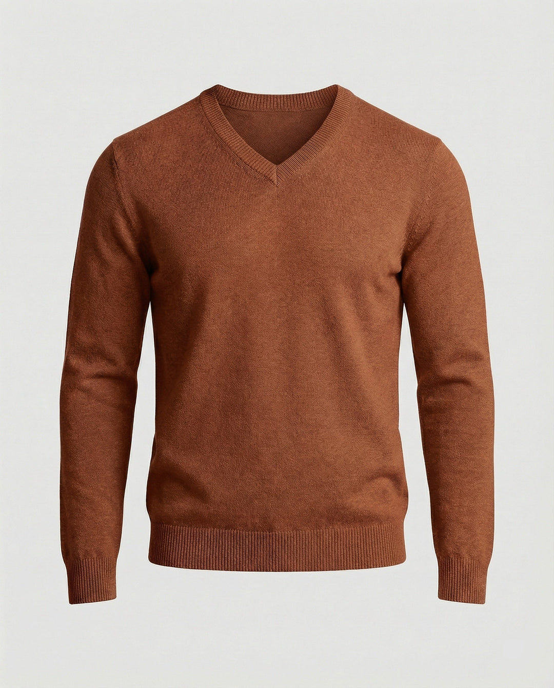 Herren V-Ausschnitt Feinstrickpullover Drune