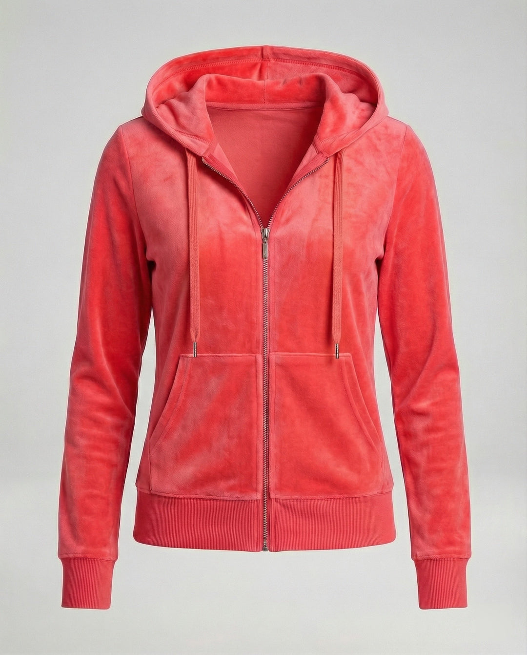 Freizeitkleidung Damen Velours Joggingjacke