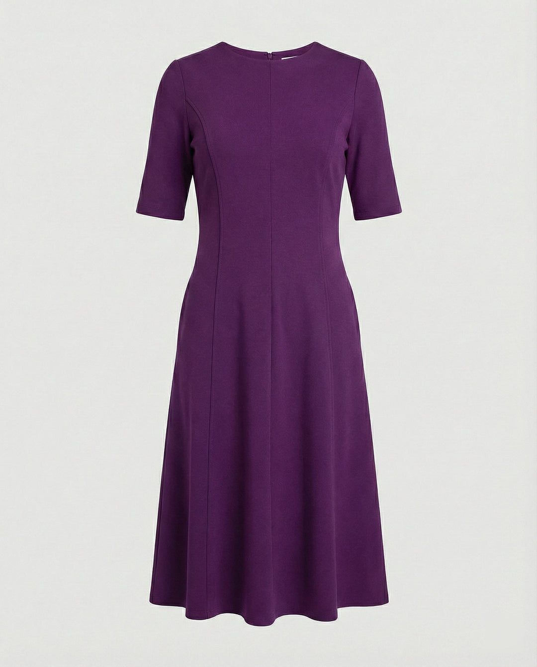 Damen Midikleid elegant Halbarm