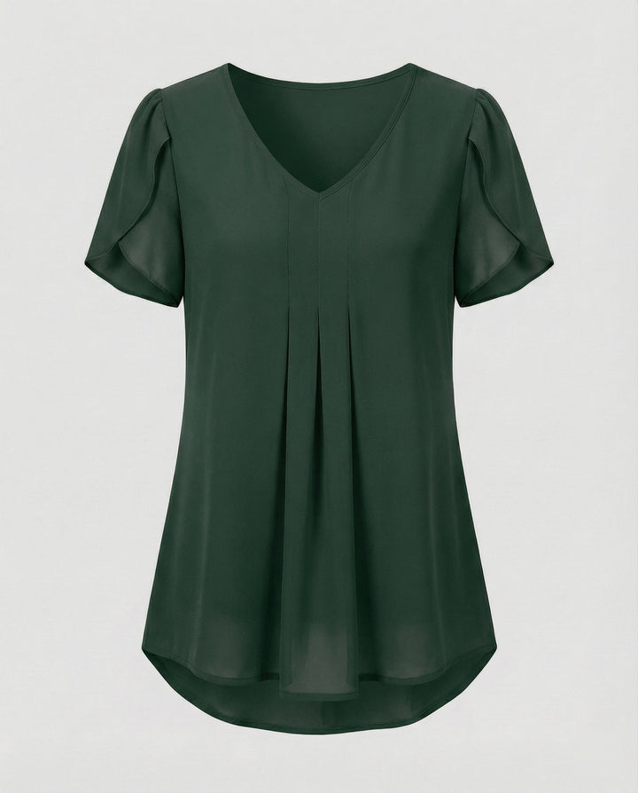 Tunika Bluse Damen mit Schmetterlingsärmeln