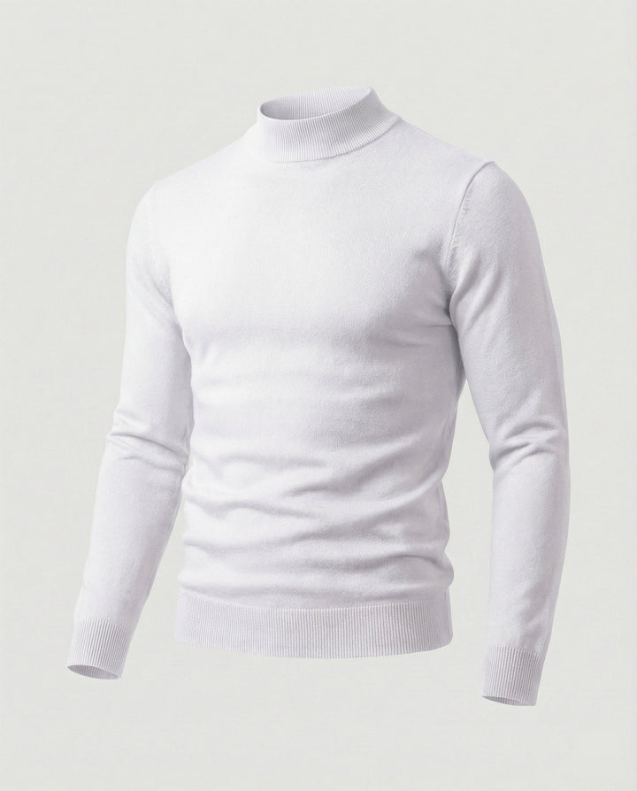 Herren eleganter Pullover mit Stehkragen Drune
