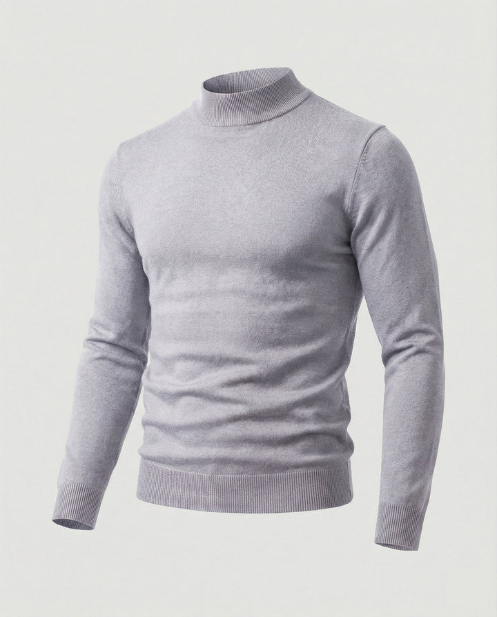 Herren eleganter Pullover mit Stehkragen Drune