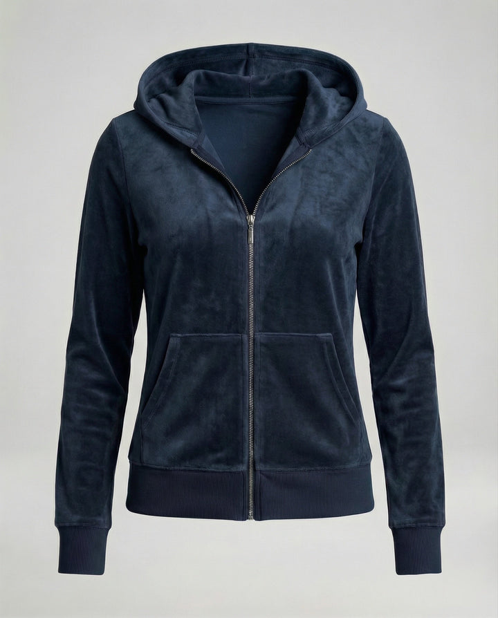 Freizeitkleidung Damen Velours Joggingjacke