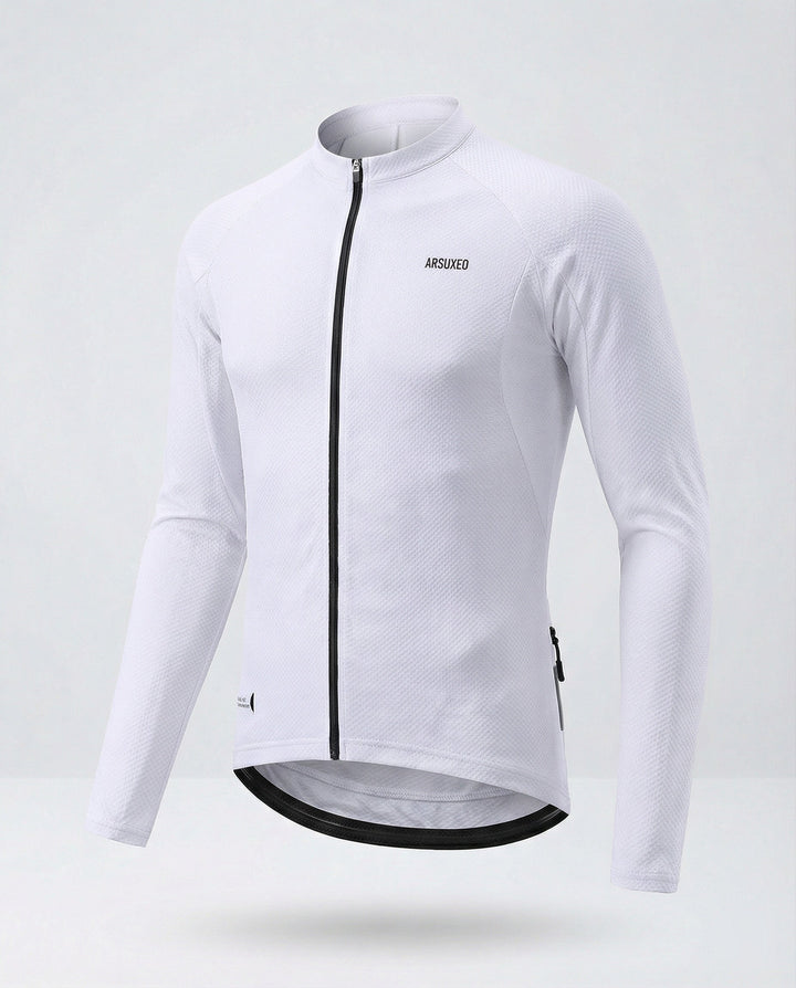 Fahrradtrikot Langarm Mit Rückentaschen Herren