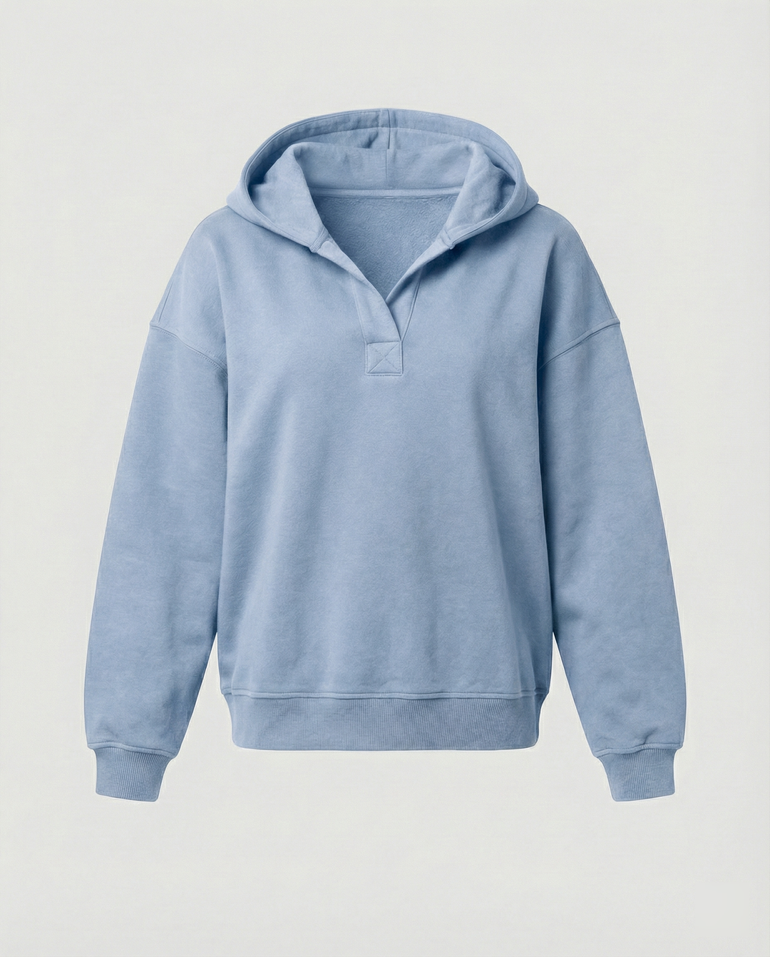 Damen Oversized Kapuzensweatshirt mit lässigem Stehkragen und langen Ärmeln Drune