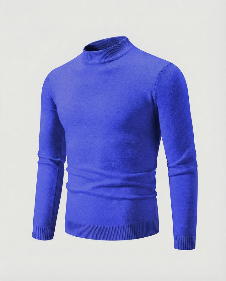 Herren eleganter Pullover mit Stehkragen Drune
