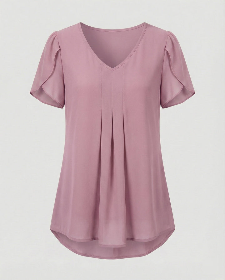 Tunika Bluse Damen mit Schmetterlingsärmeln