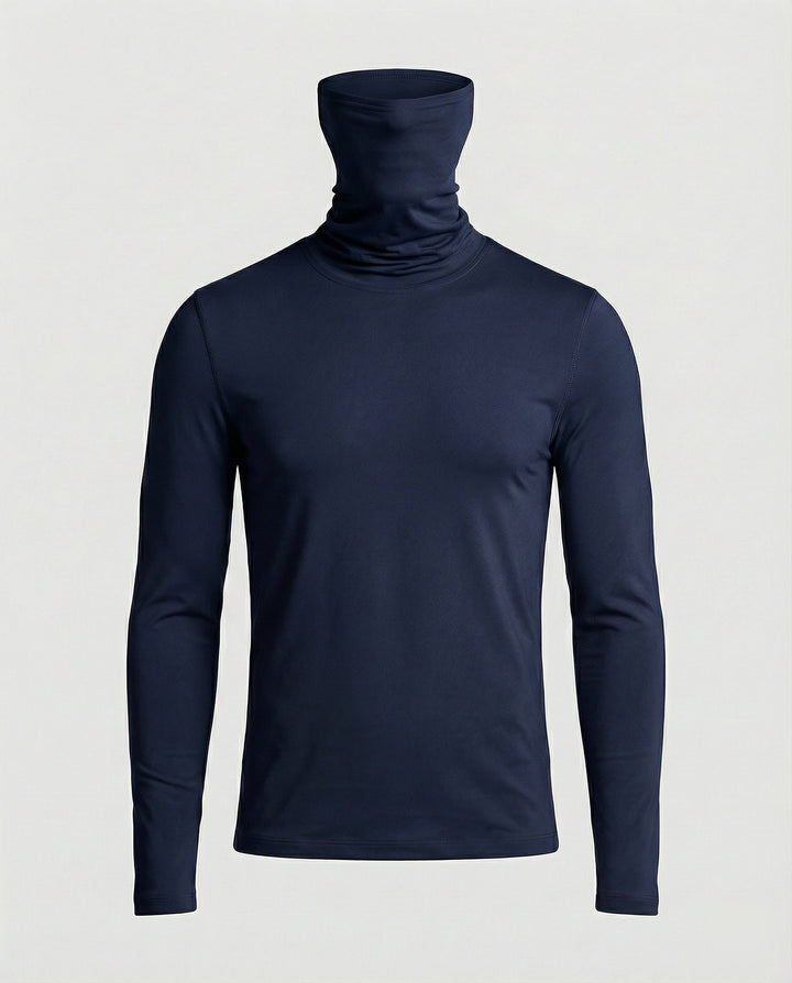Herren Funktionsshirt mit hohem Kragen und innovativem Feuchtigkeitsmanagement Drune