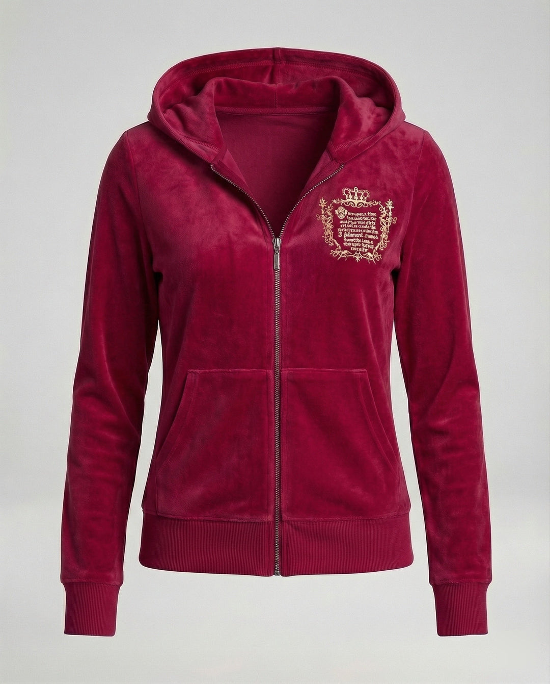 Freizeitkleidung Damen Velours Joggingjacke