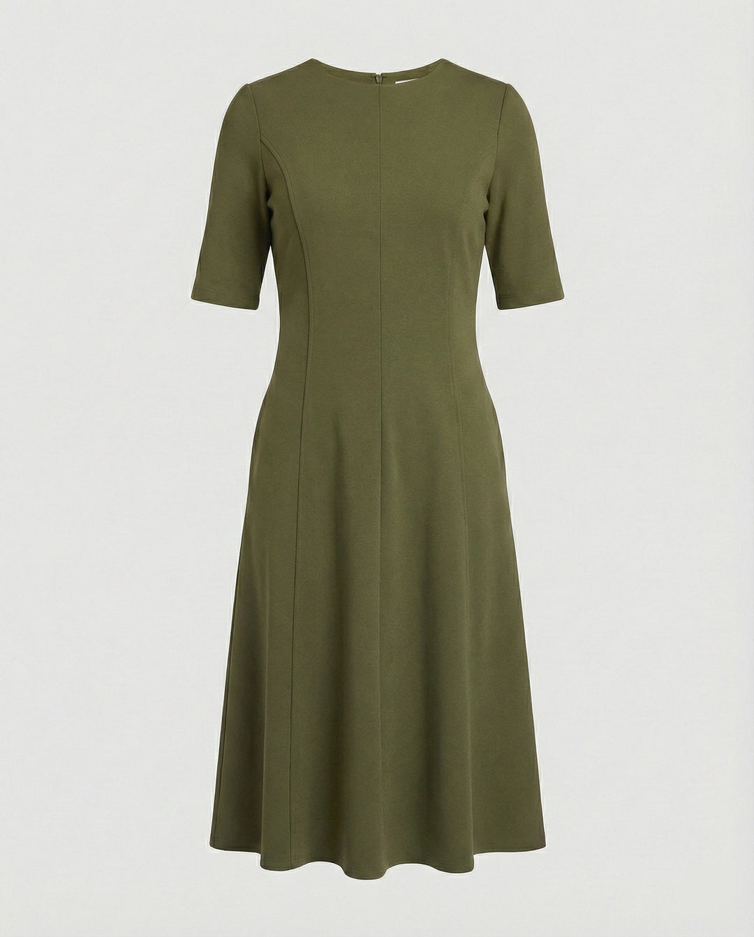 Damen Midikleid elegant Halbarm