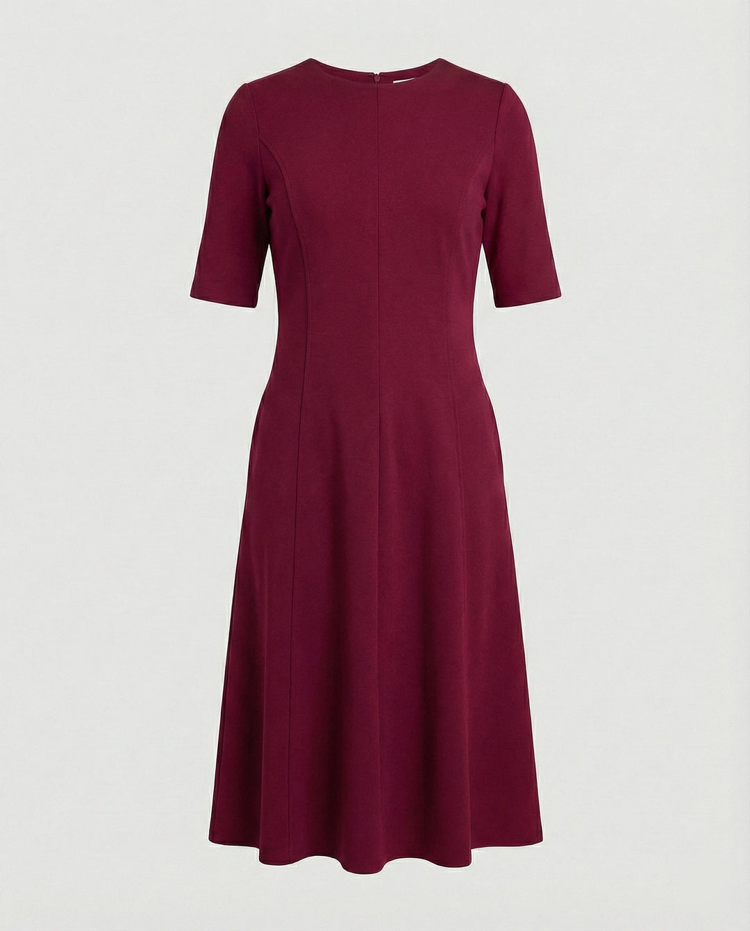 Damen Midikleid elegant Halbarm