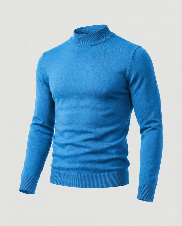 Herren eleganter Pullover mit Stehkragen Drune