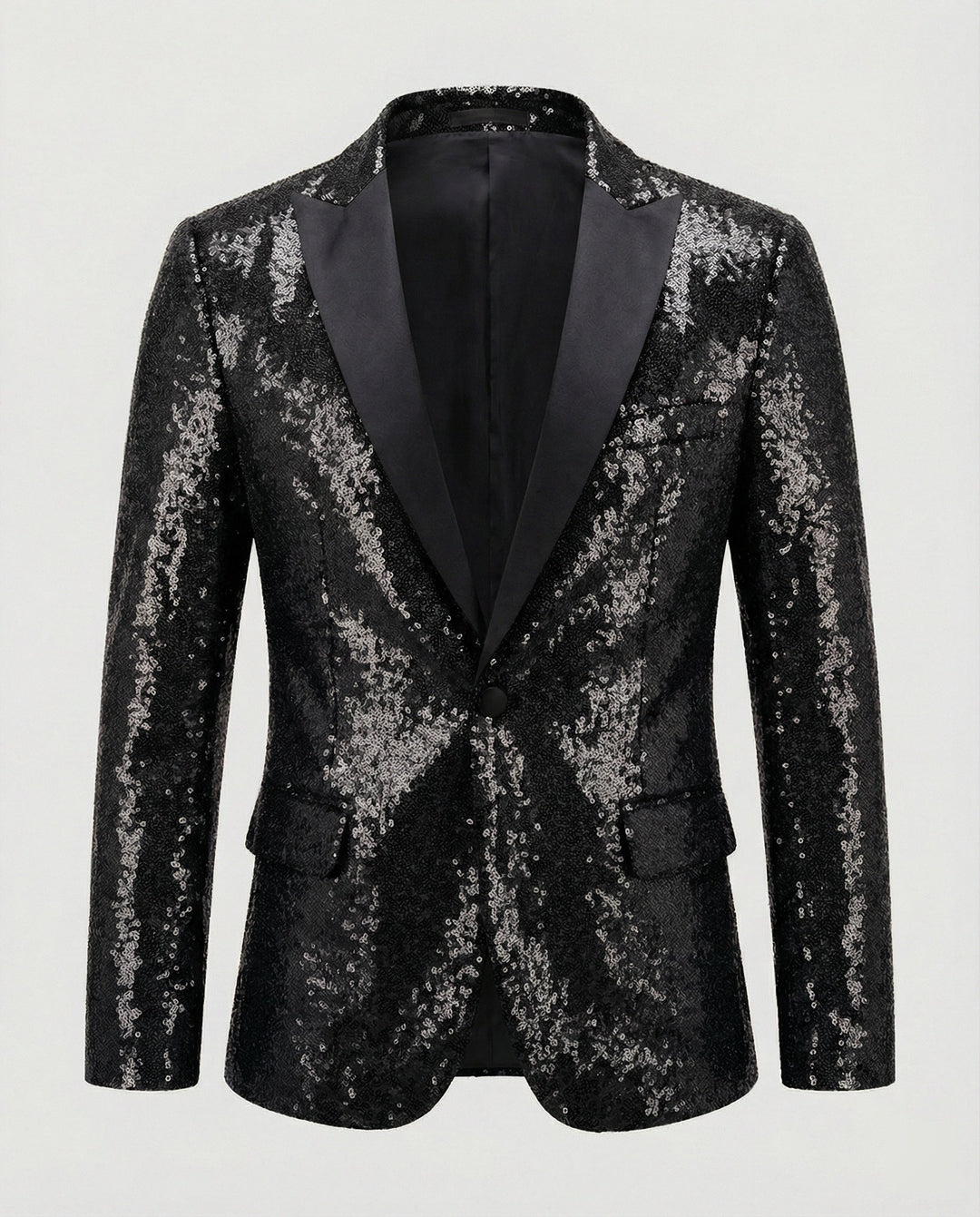 Drune | Glänzender Herren Pailletten Blazer