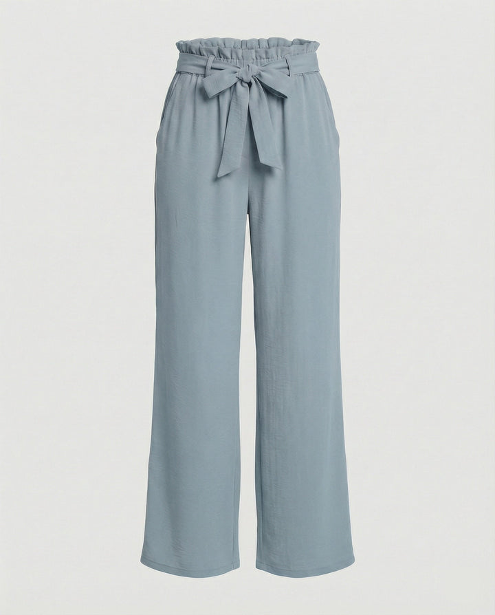 Damen Stoffhose Damen High Waist weit