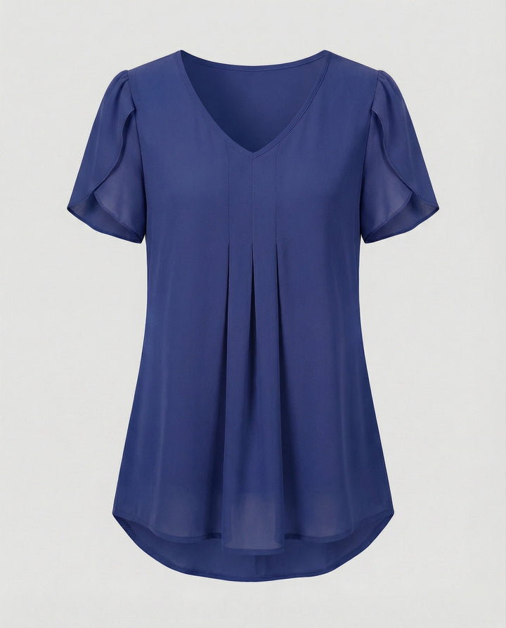 Tunika Bluse Damen mit Schmetterlingsärmeln
