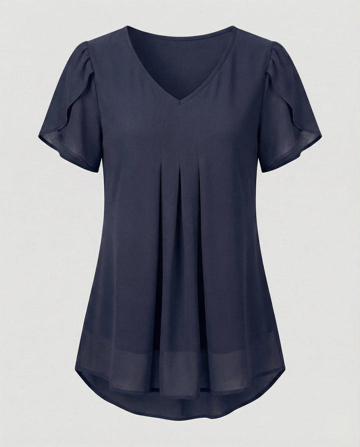Tunika Bluse Damen mit Schmetterlingsärmeln
