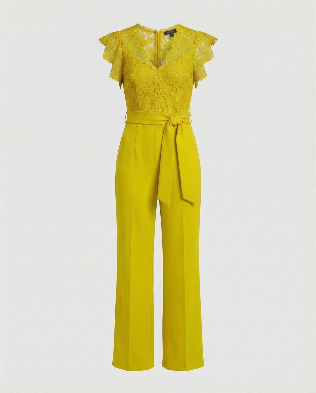 Damen Jumpsuit Spitze elegant weit