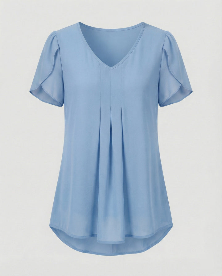 Tunika Bluse Damen mit Schmetterlingsärmeln
