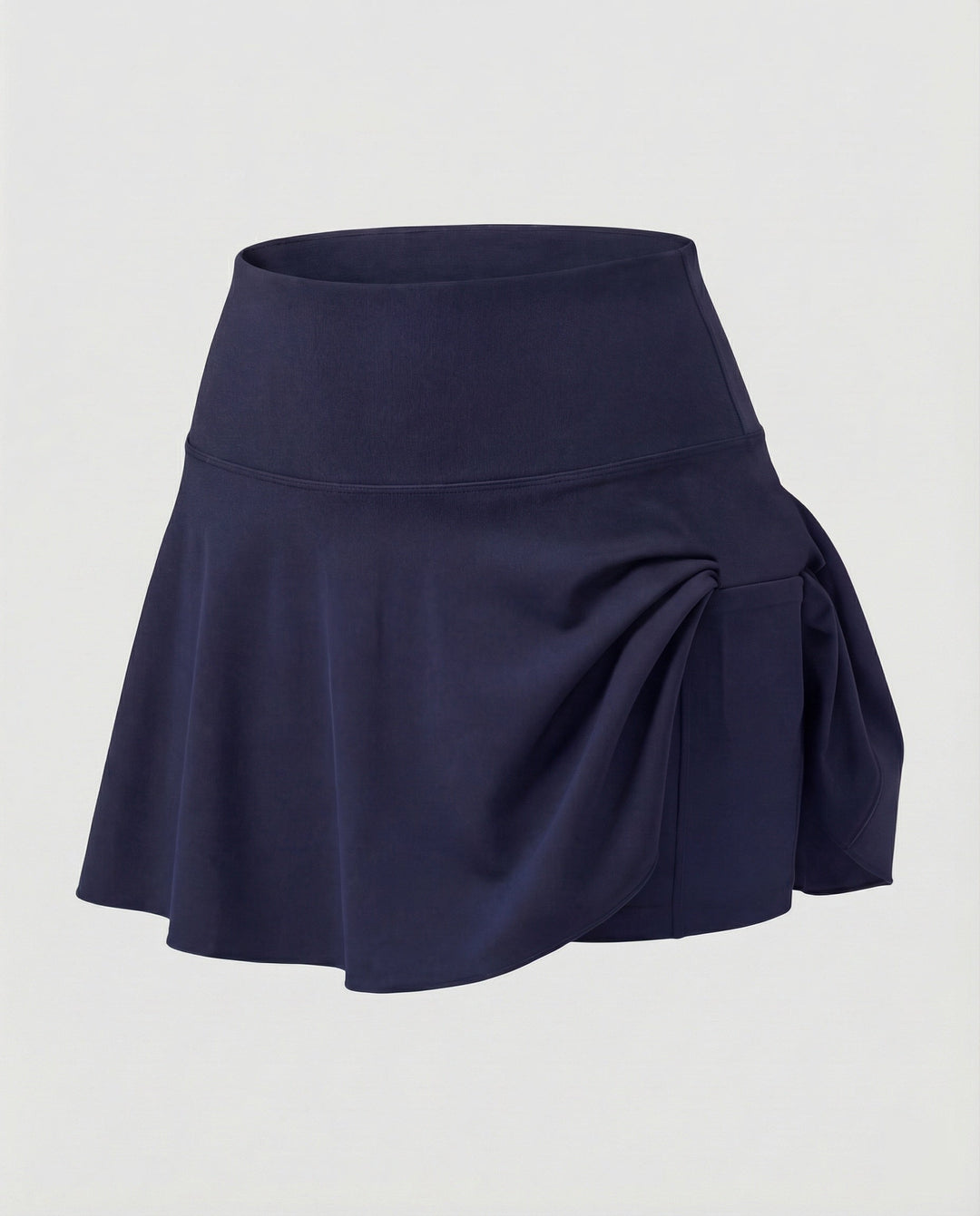 Damen hochgeschnittener Bade-Skort mit Seitentasche