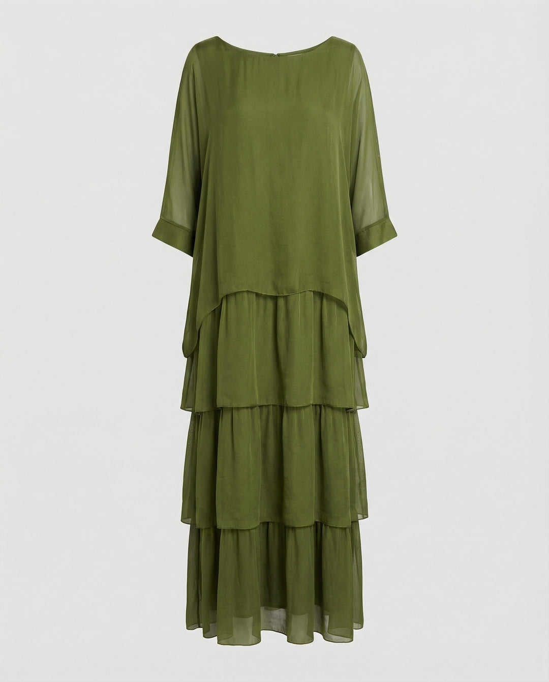 Drune | Luxuriös Elegantes Chiffonkleid