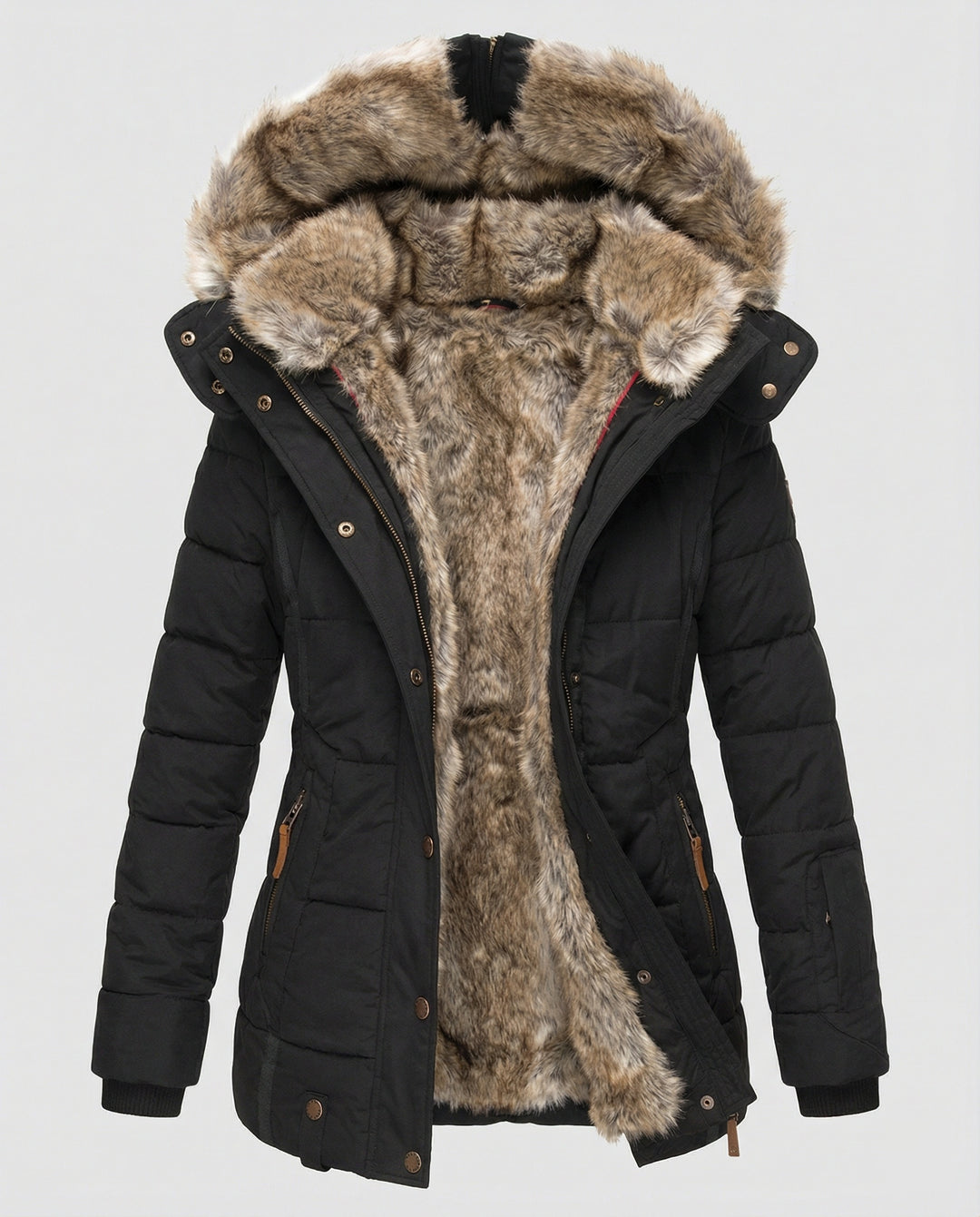 Drune | Warme wasserdichte Winterjacke mit Innenfutter und Kapuze