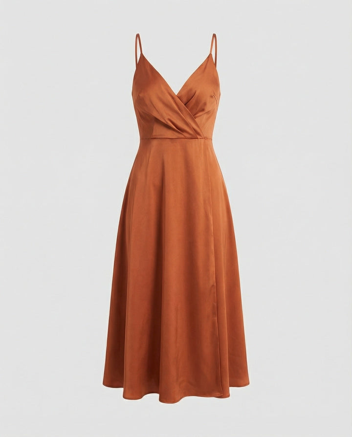 Drune | Stylisches Träger-Midi-Kleid