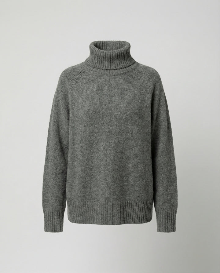 Drune - Lässiger Kaschmir Rollkragenpullover, Weiche & Bequeme Passform