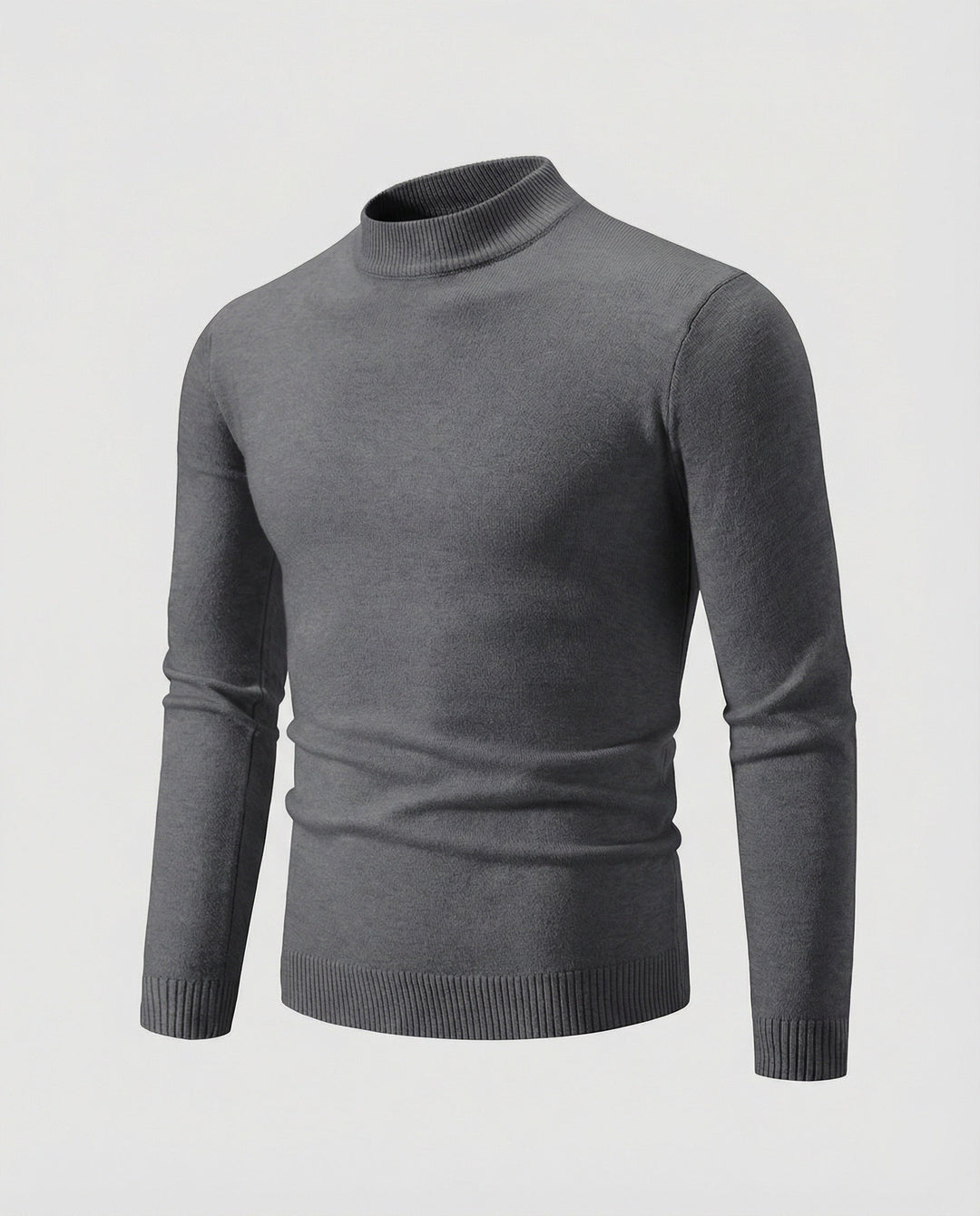 Herren eleganter Pullover mit Stehkragen Drune