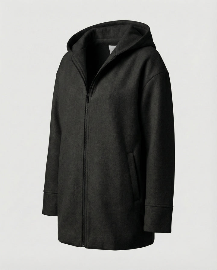 Drune - Moderne Damenjacke Kapuze & Lockerer Schnitt