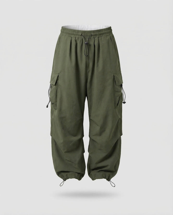 Damen Cargo Hose Leicht Weit