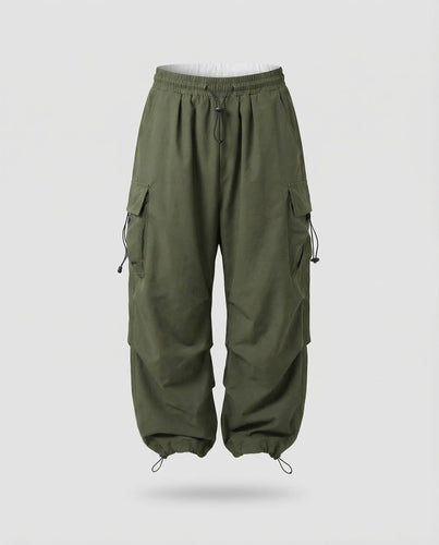 Damen Cargo Hose Leicht Weit