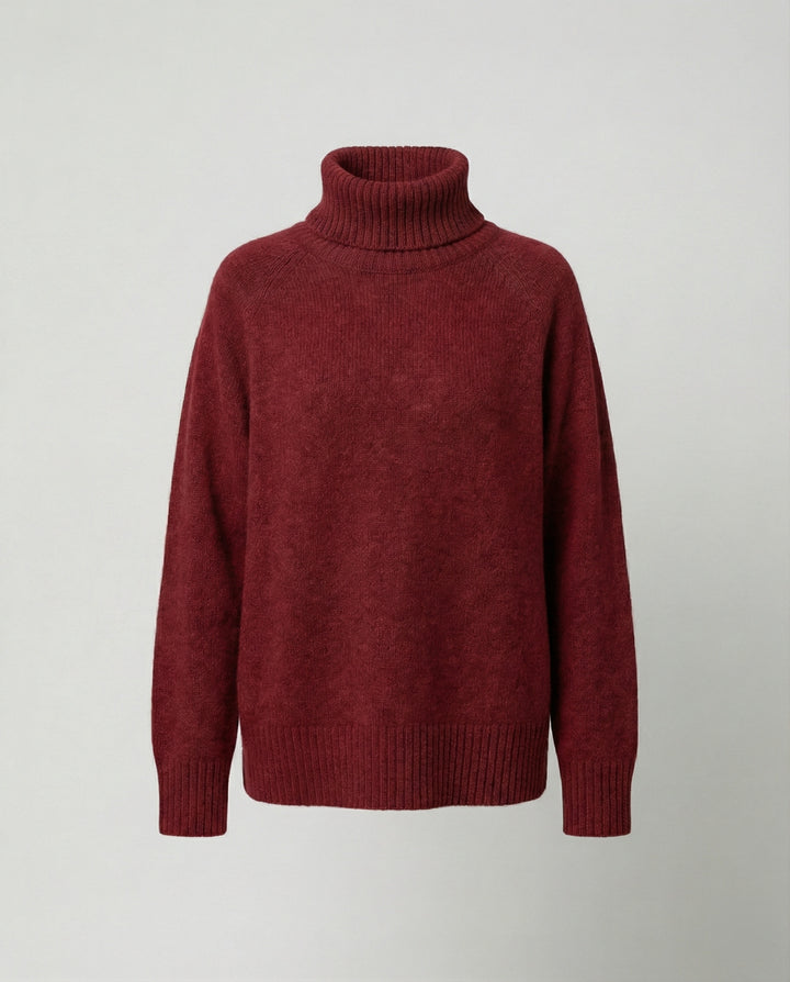 Drune - Lässiger Kaschmir Rollkragenpullover, Weiche & Bequeme Passform
