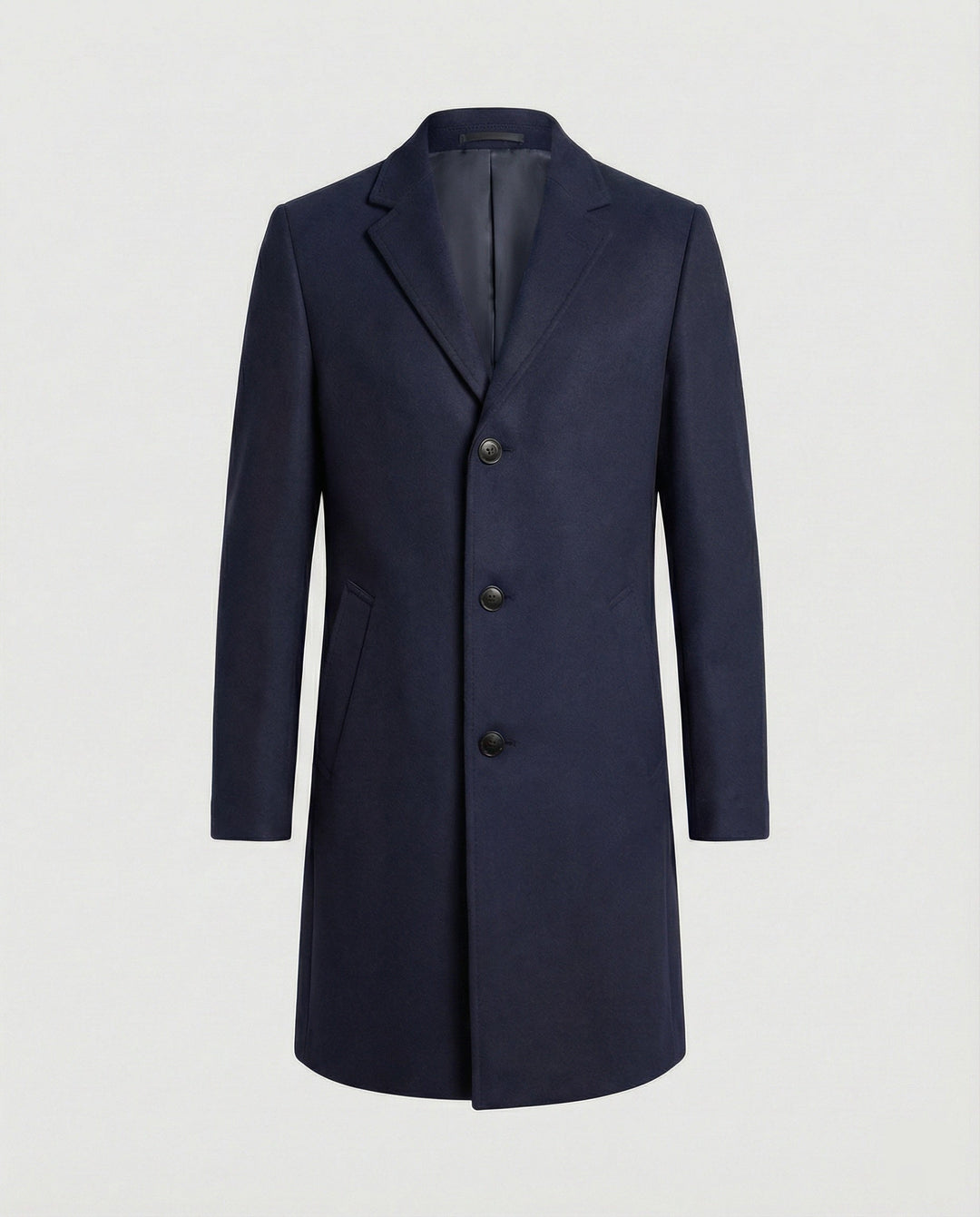 Eleganter Wolltrenchcoat Herren
