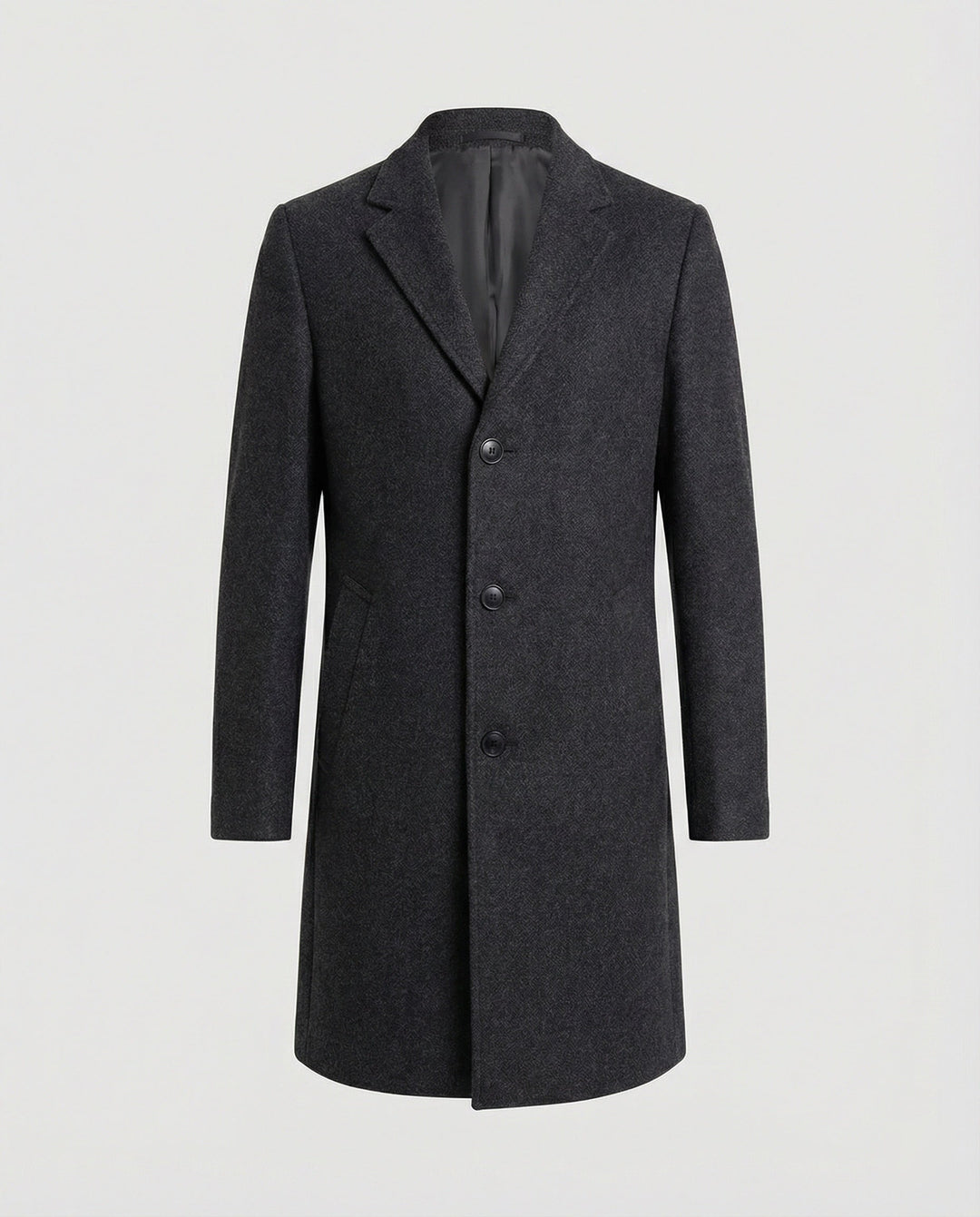 Eleganter Wolltrenchcoat Herren
