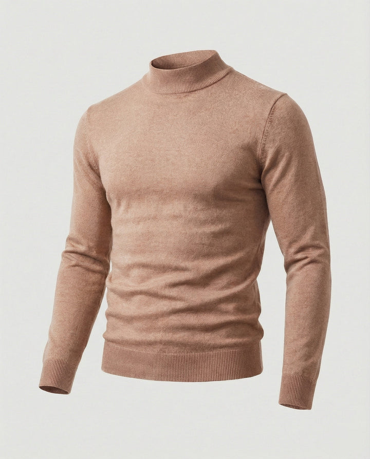 Herren eleganter Pullover mit Stehkragen Drune
