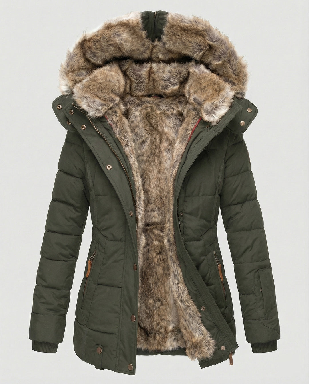 Drune | Warme wasserdichte Winterjacke mit Innenfutter und Kapuze