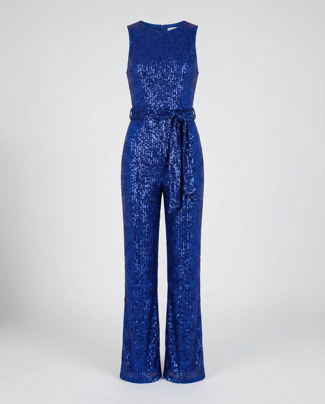 Drune - Damen Einfarbiger Jumpsuit mit Pailletten, Elegant & Figurbetont