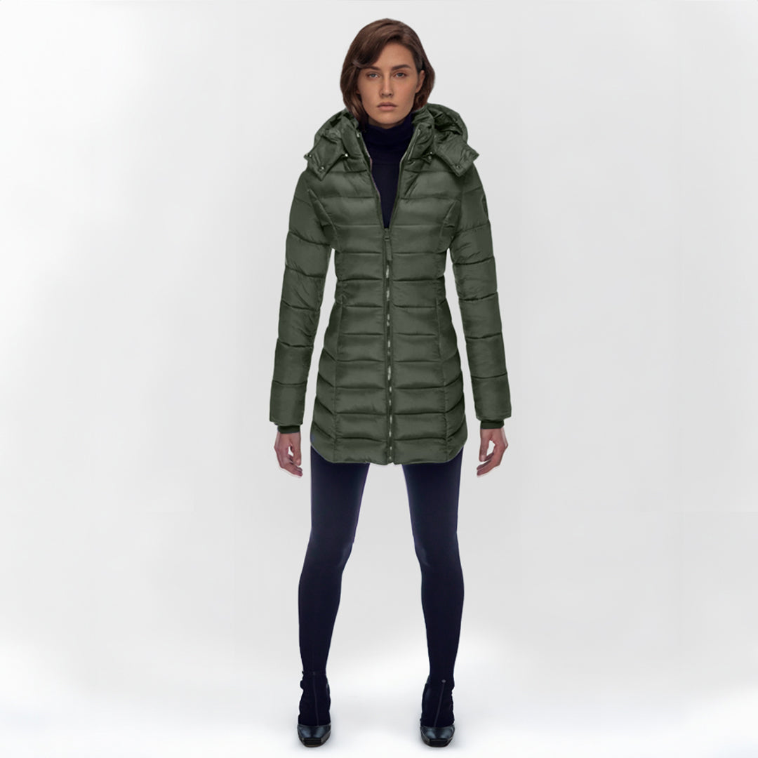Drune | Lange Daunenjacke