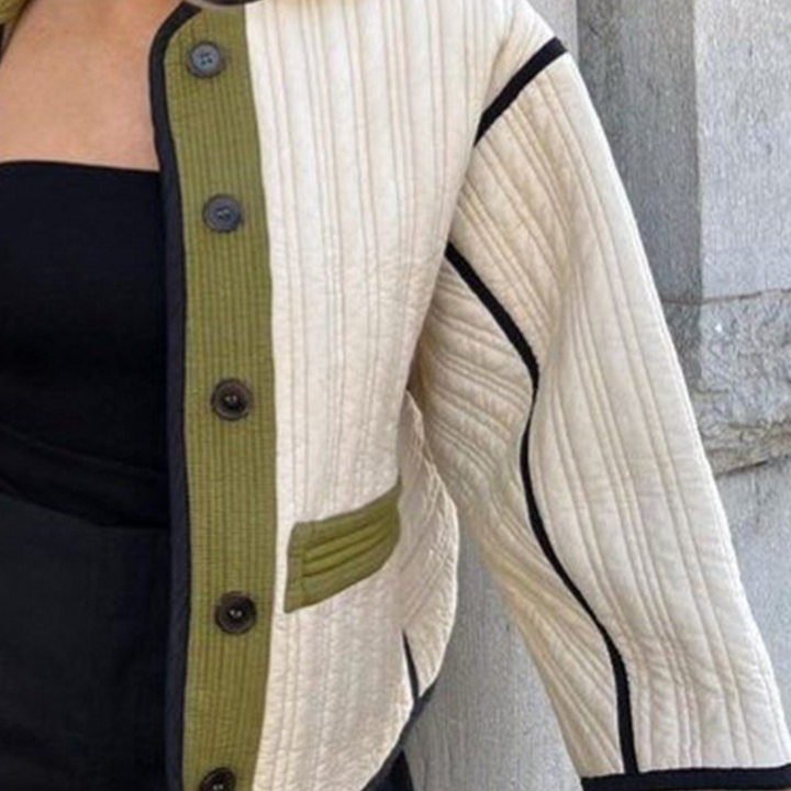 Drune | Elegante Texturierte Herbstjacke für Damen