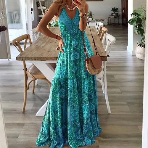 Drune | Boho Ärmelloses Kleid