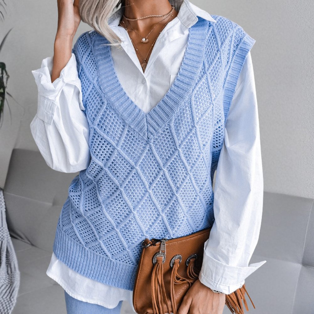 Drune | Trendy Gestrickter Pullover für Damen