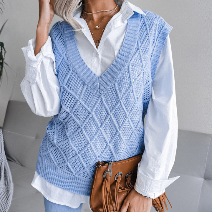 Drune | Trendy Gestrickter Pullover für Damen