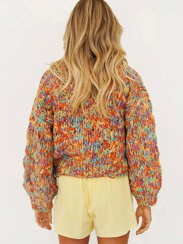 Drune | Strick Laterne Frauen Strickjacke Pullover