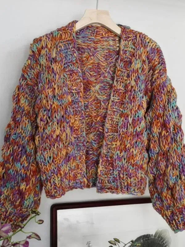 Drune | Strick Laterne Frauen Strickjacke Pullover