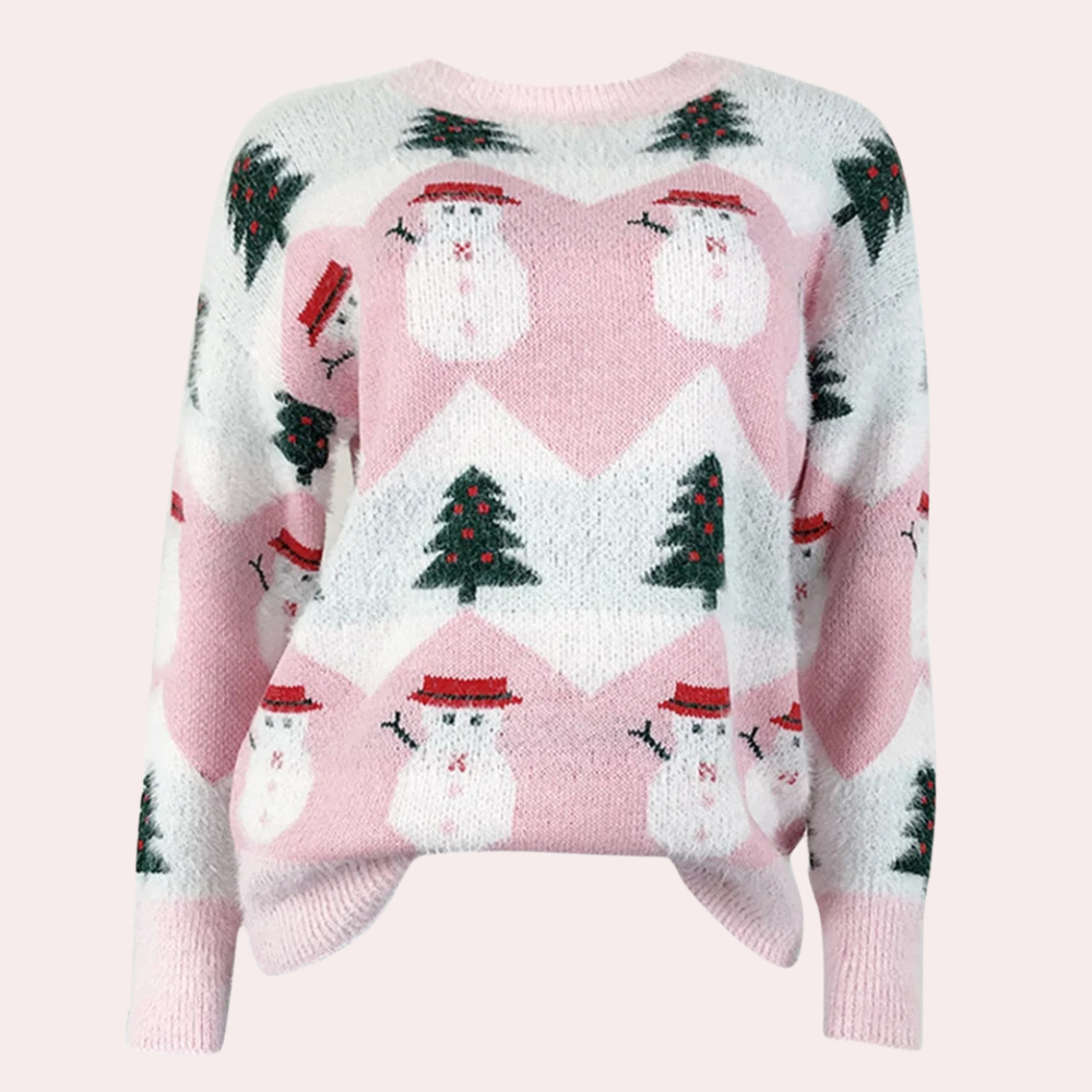 Drune | Trendiger Weihnachtspulli Für Damen Mit Muster