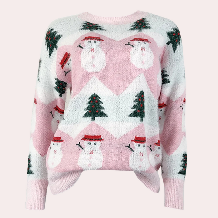 Drune | Trendiger Weihnachtspulli Für Damen Mit Muster