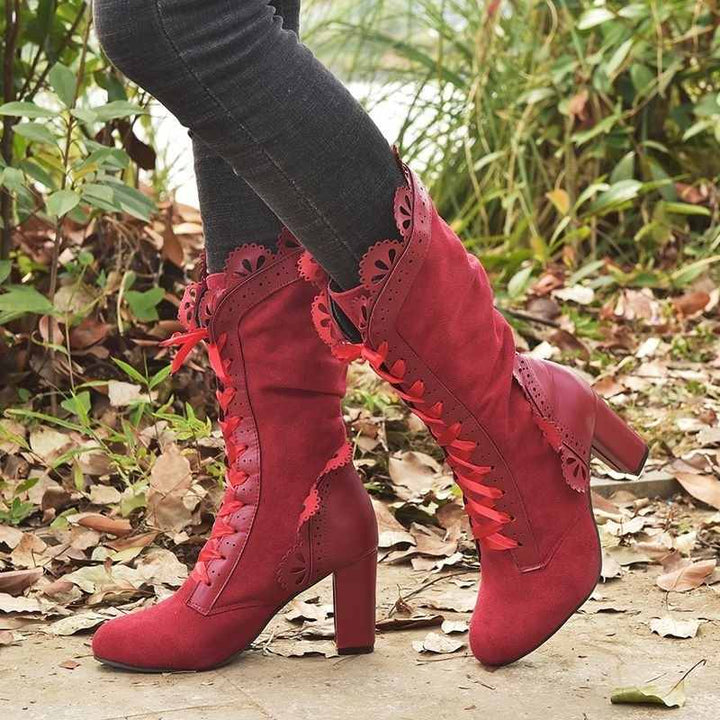 Drune | Stiefel mit Hohem Absatz