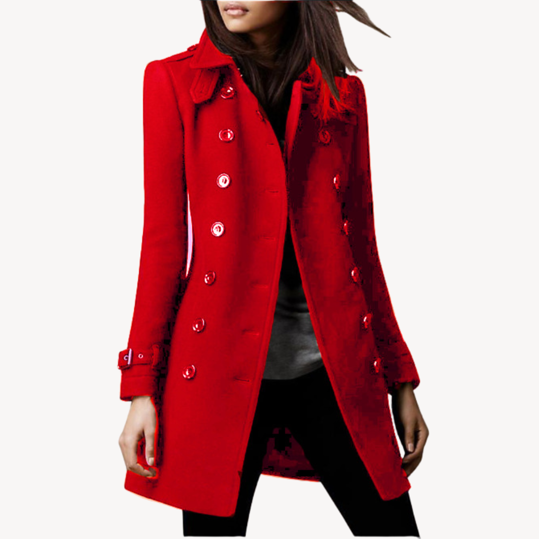 Drune | Damen Woll Peacoat