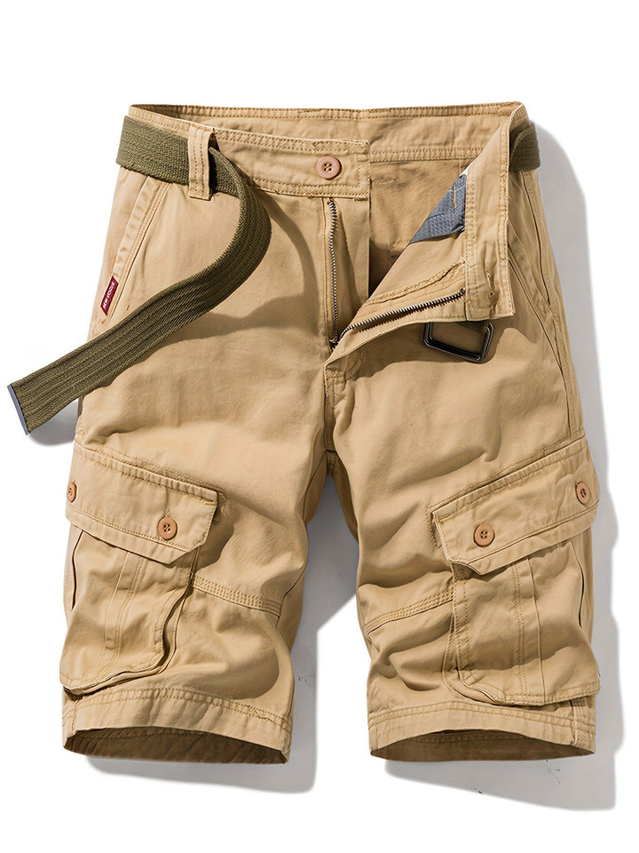 Drune | Entspanntes Modell Herren Shorts Mit Knopftaschen