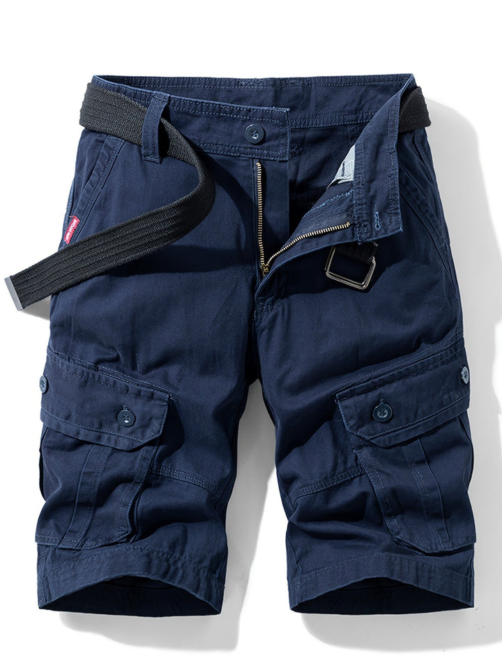 Drune | Entspanntes Modell Herren Shorts Mit Knopftaschen